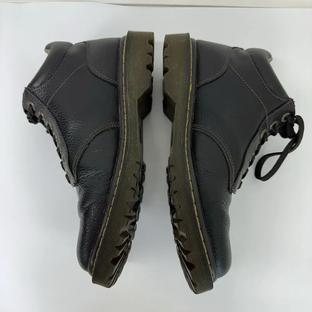 Dr. Martens Harrisfield Brown Leather Chukka Shoes Boots: Men's 9- Women's 10